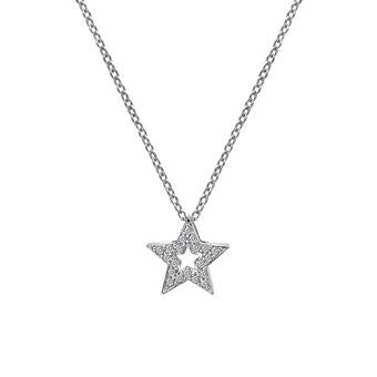 Hot Diamonds Silver Striking Star Pendant DP697