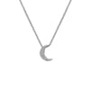 Hot Diamonds Sterling Silver Bliss Striking Crescent Pendant & Chain DP698