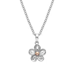 Hot Diamonds Sterling Silver Forget Me Not Pendant & Chain DP749