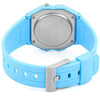 Casio Unisex Classic Alarm Chronograph Cool Blue Digital Watch F-91WC-2AEF