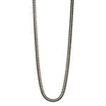 Fred Bennett Sterling Silver Oxidised Foxtail Chain N4277