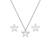 Hot Diamonds Sterling Silver Amulets Star Earring & Pendant Set SS132