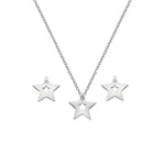 Hot Diamonds Sterling Silver Amulets Star Earring & Pendant Set SS132
